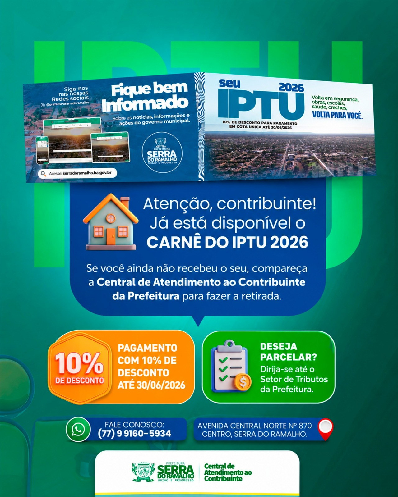 IPTU 2026 Já Está Disponível