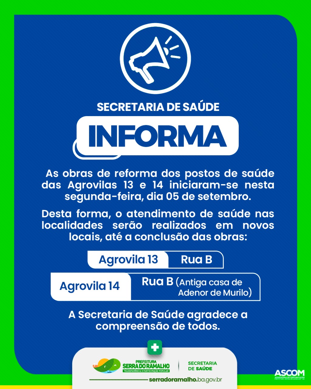 Comunicado: