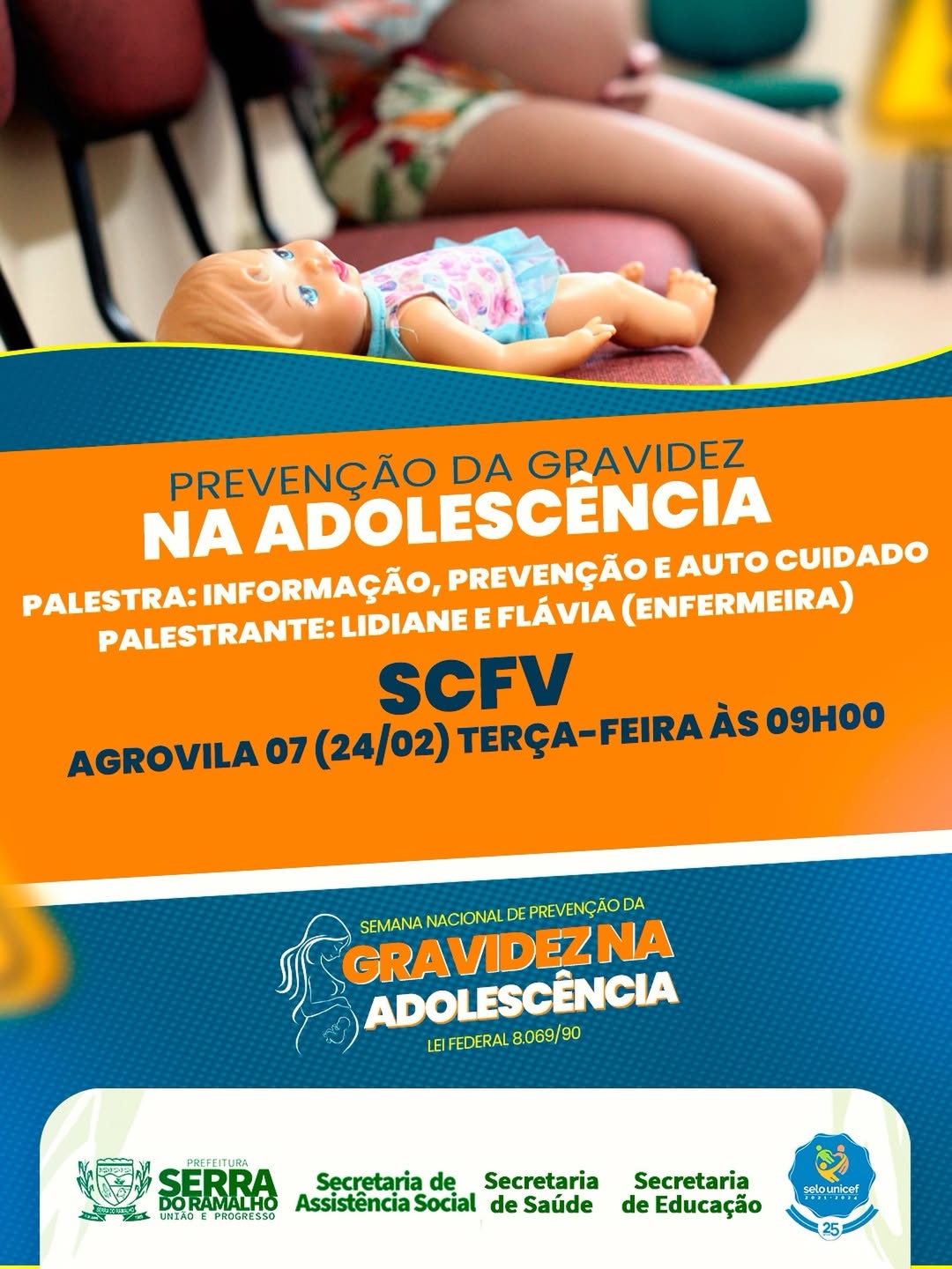 Secretarias Promovem Palestra Sobre Prevenção da Gravidez na Adolescência Em Agrovila 07