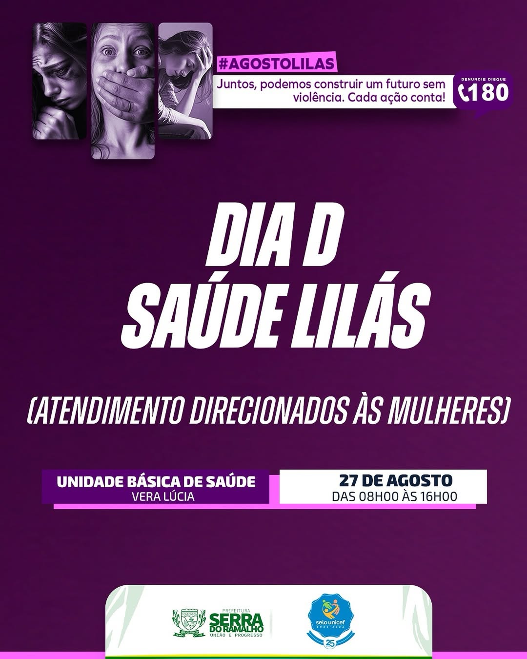 Cuidar da Saúde é Cuidar de Si: Dia D da Saúde Lilás