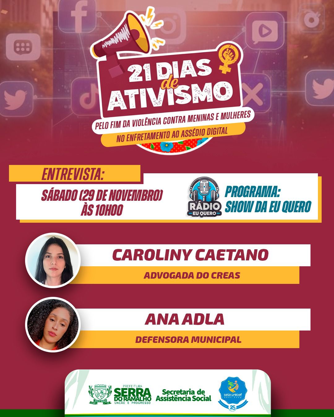 Dia Internacional dos Defensores dos Direitos da Mulher