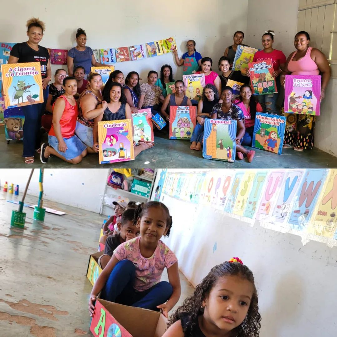 A Secretaria de Educação promoveu a culminância do Projeto Identidade, na Creche Pequeno Polegar, na Agrovila 07.