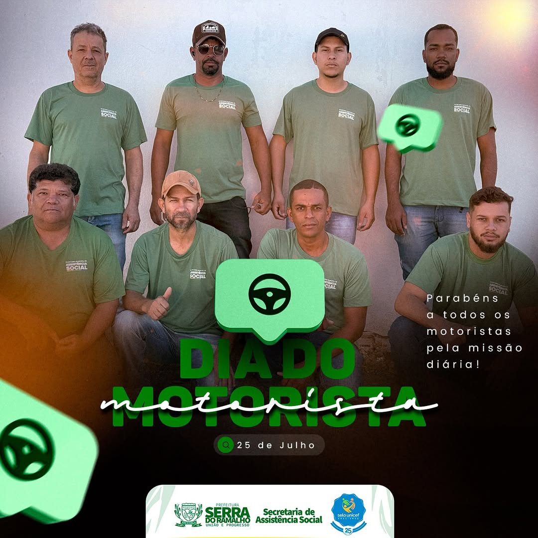 Feliz Dia do Motorista!