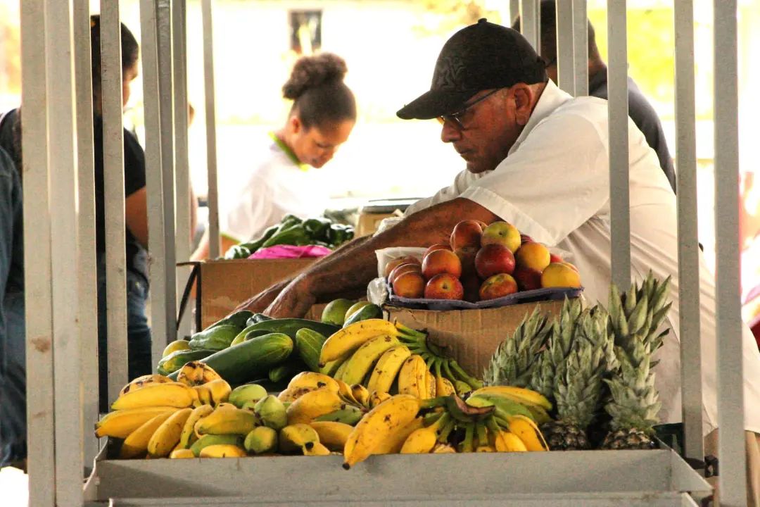 o Prefeito Lica foi conferir de perto os trabalhos na Feira da Agricultura Familiar de Serra do Ramalho!