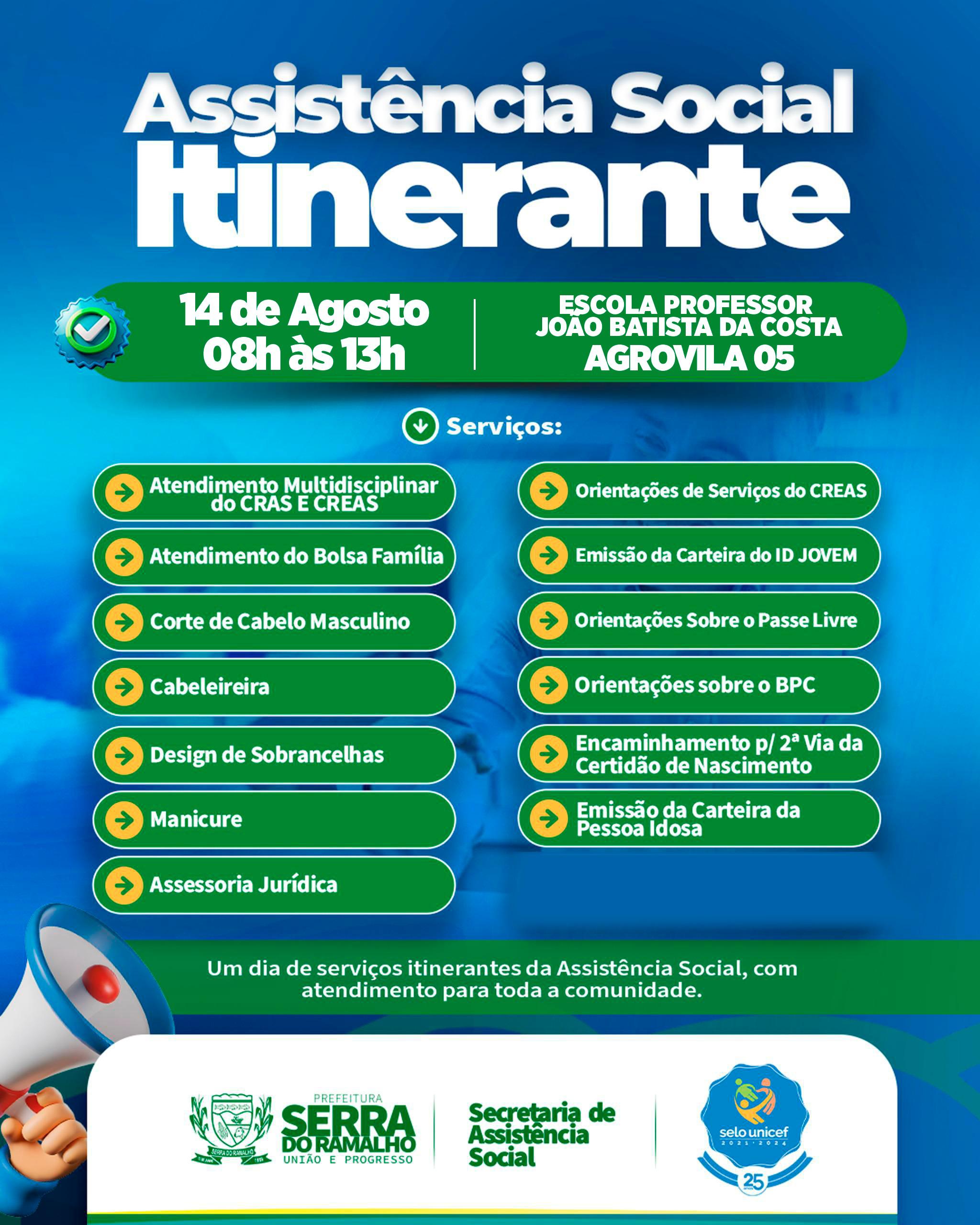 Assistência Social Itinerante - Agrovila 05