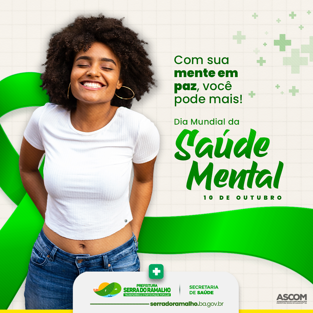 Hoje é o dia mundial da saúde mental! E cuidar da mente é essencial para uma vida saudável, leve e feliz.