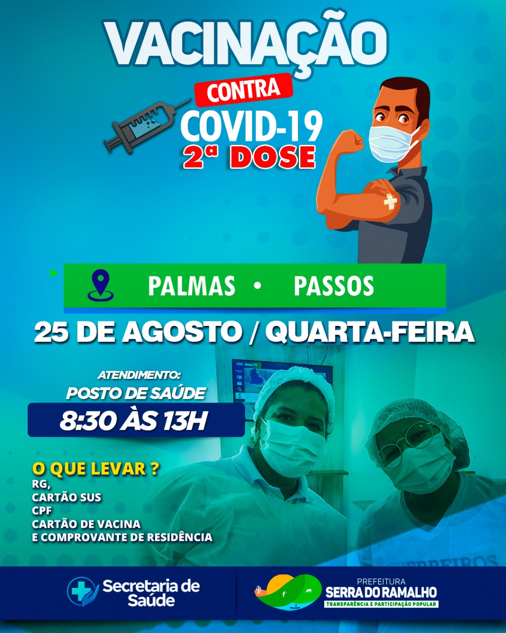 Quarta é dia de vacina!!