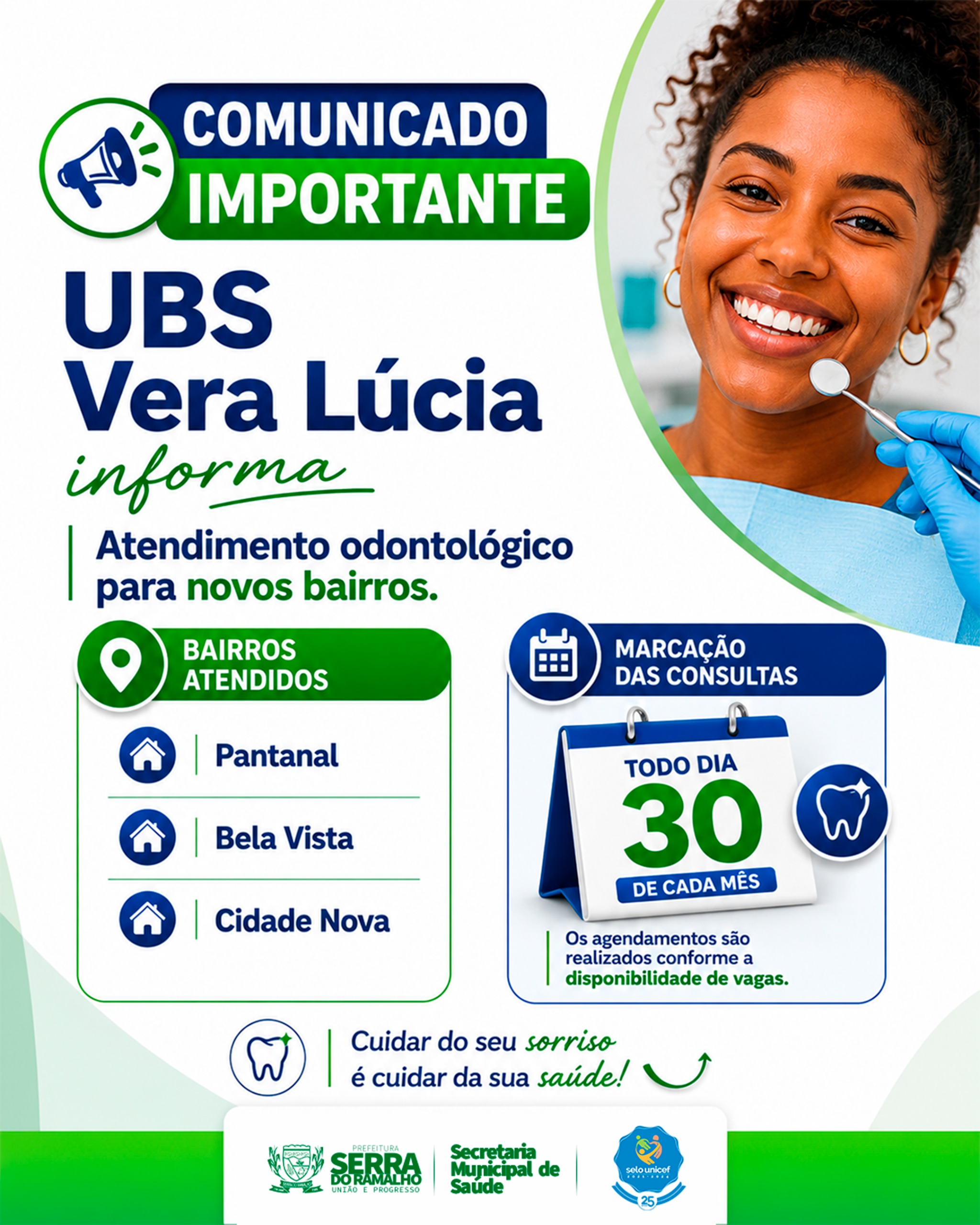 UBS Vera Lúcia Amplia Atendimento Odontológico para novos Bairros