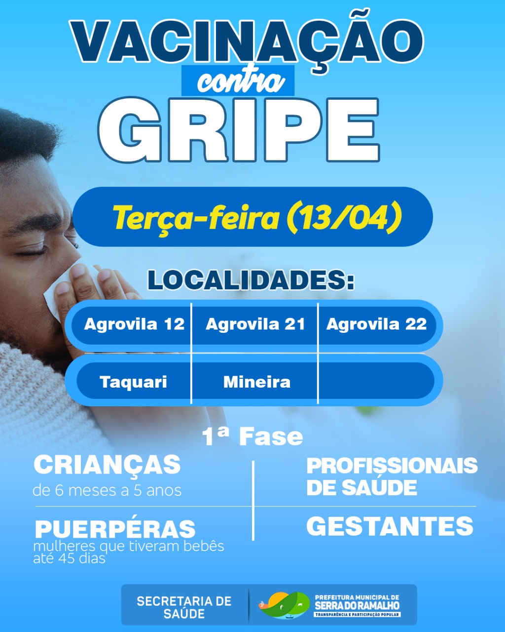 Vacinação contra Gripe.