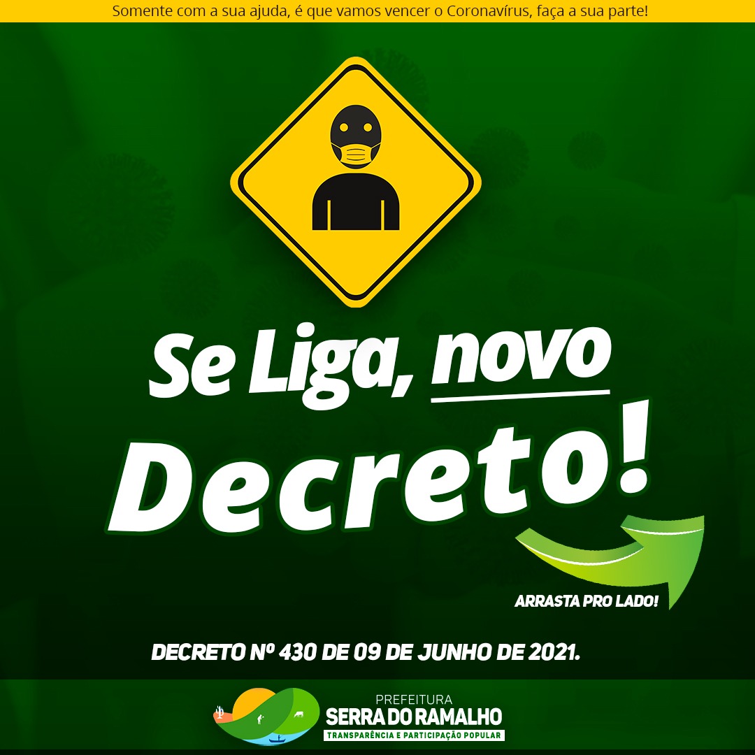 DECRETO Nº 430 de 09 de junho de 2021