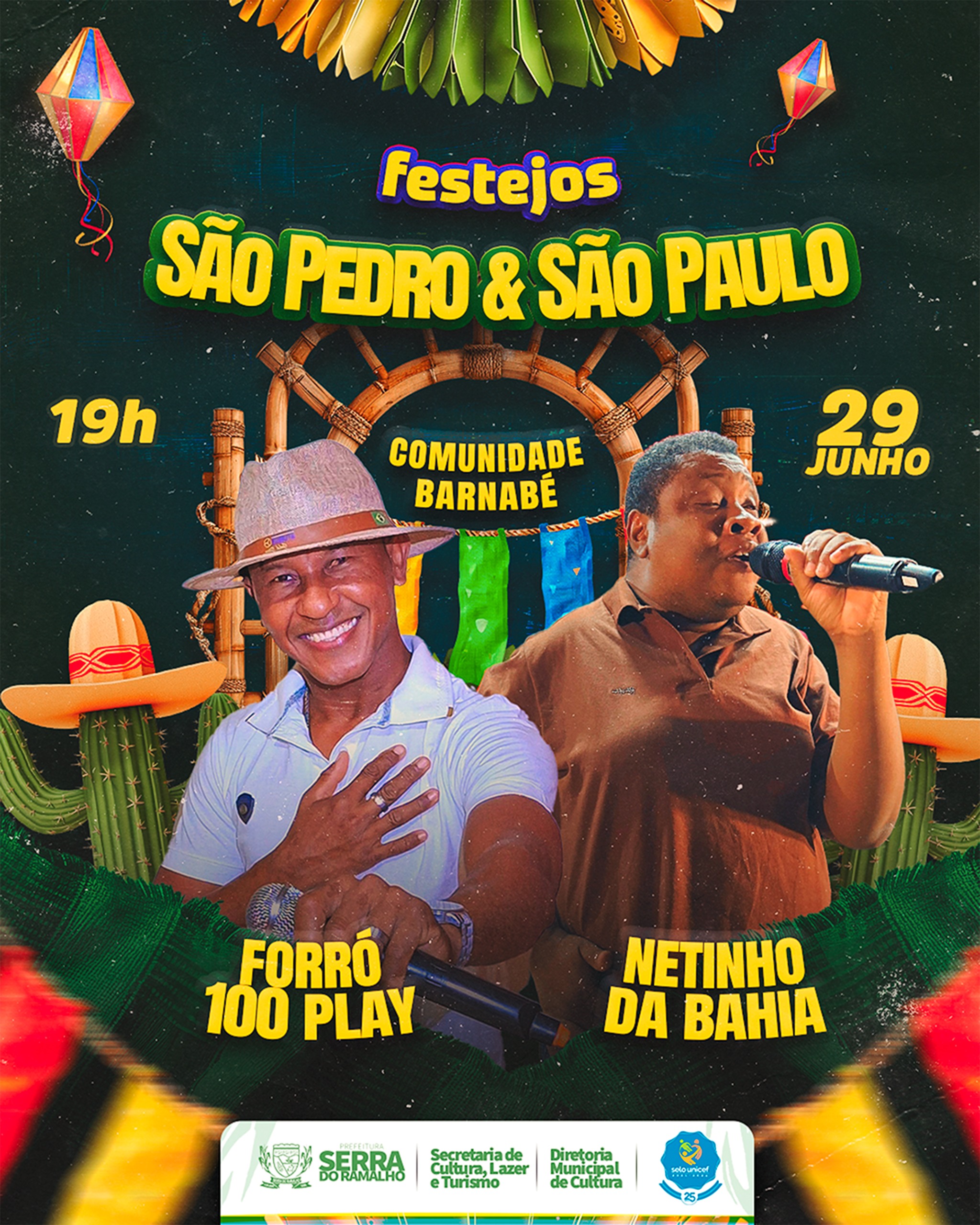 Festejos de São Pedro e São Paulo em Barnabé - 29 de Junho