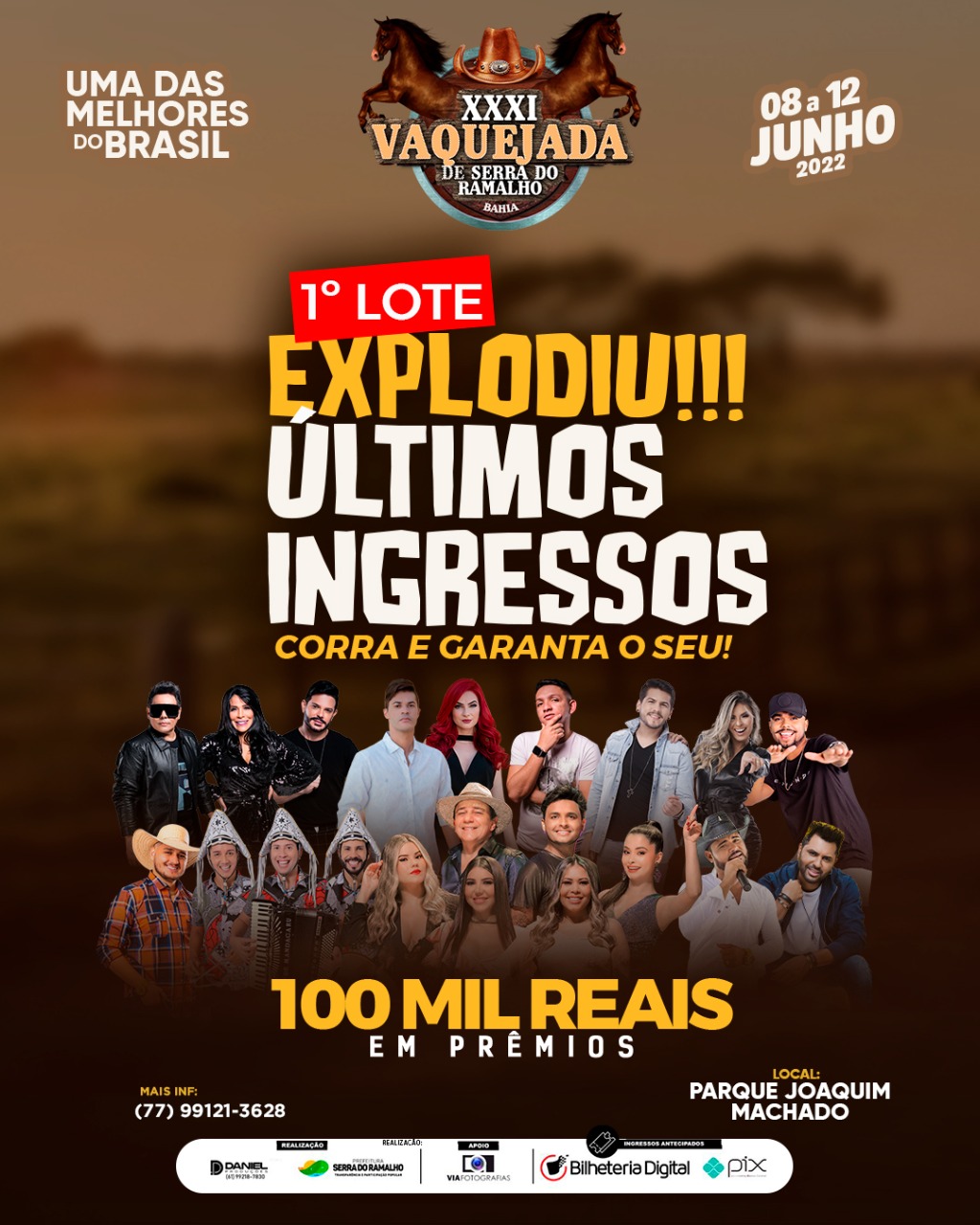 Explodiu!