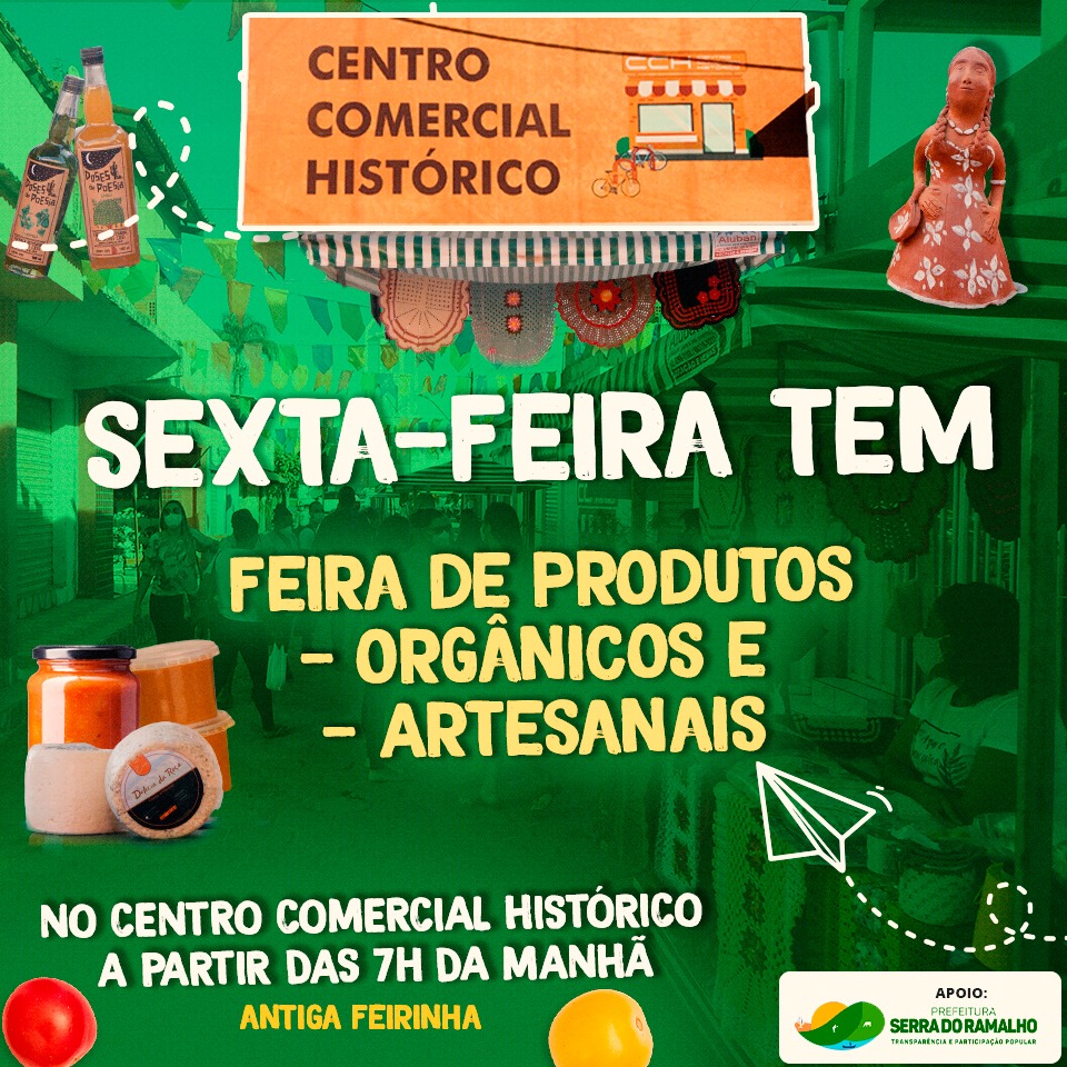 Venha conhecer o que há de melhor em produtos artesanais e orgânicos!