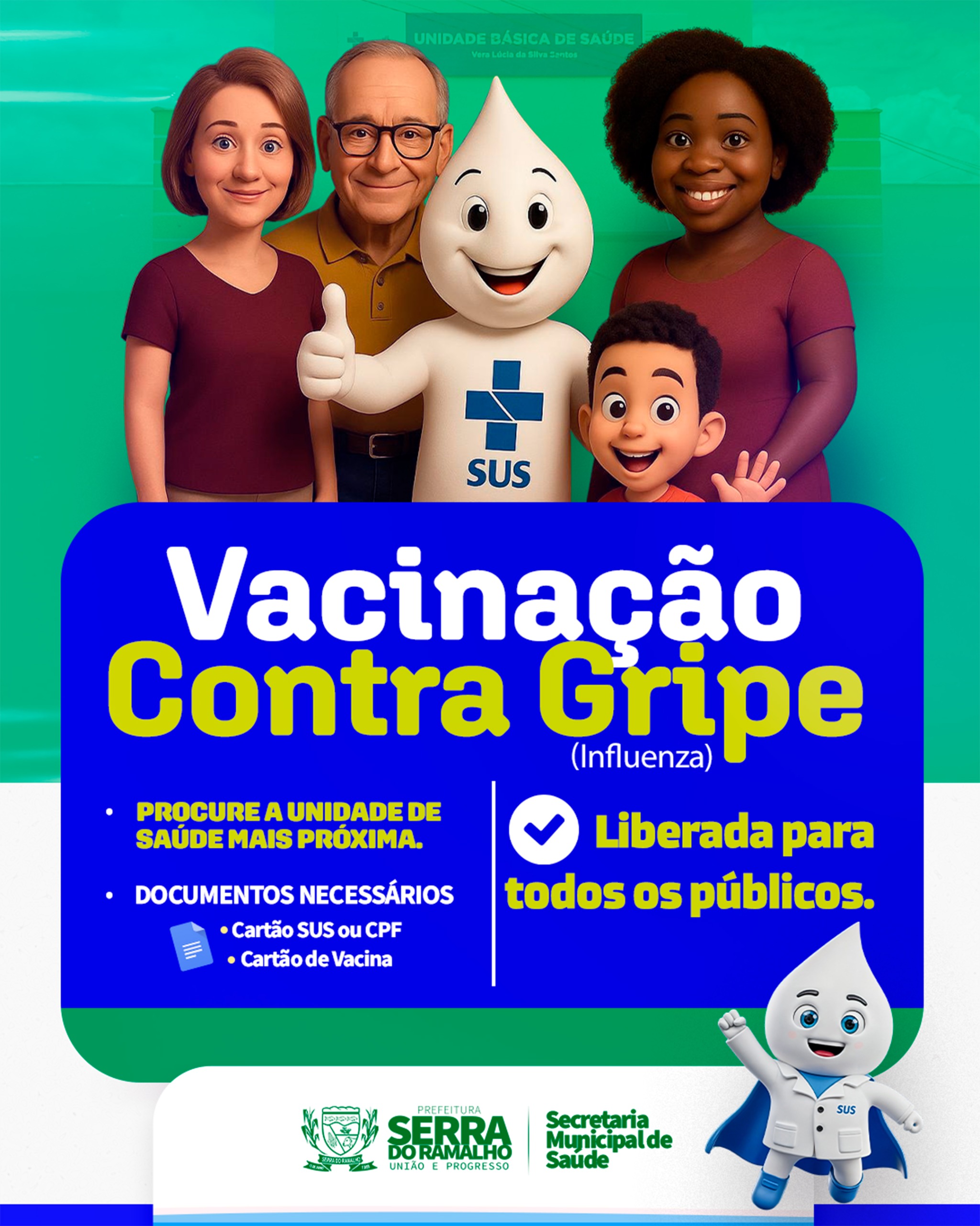 Vacina Contra Gripe Liberada