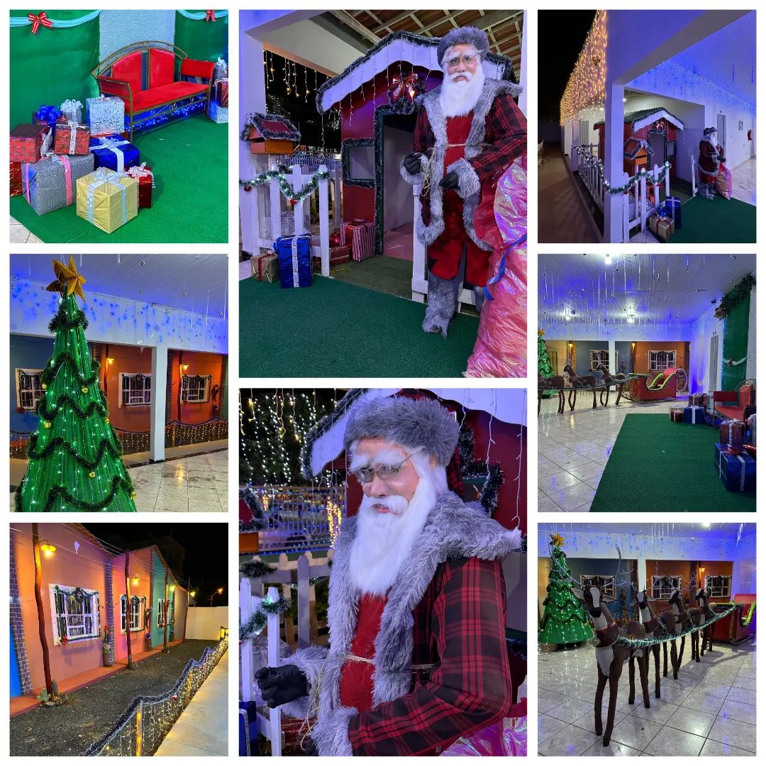 Sucesso na chegada do Papai Noel à Serra do Ramalho!