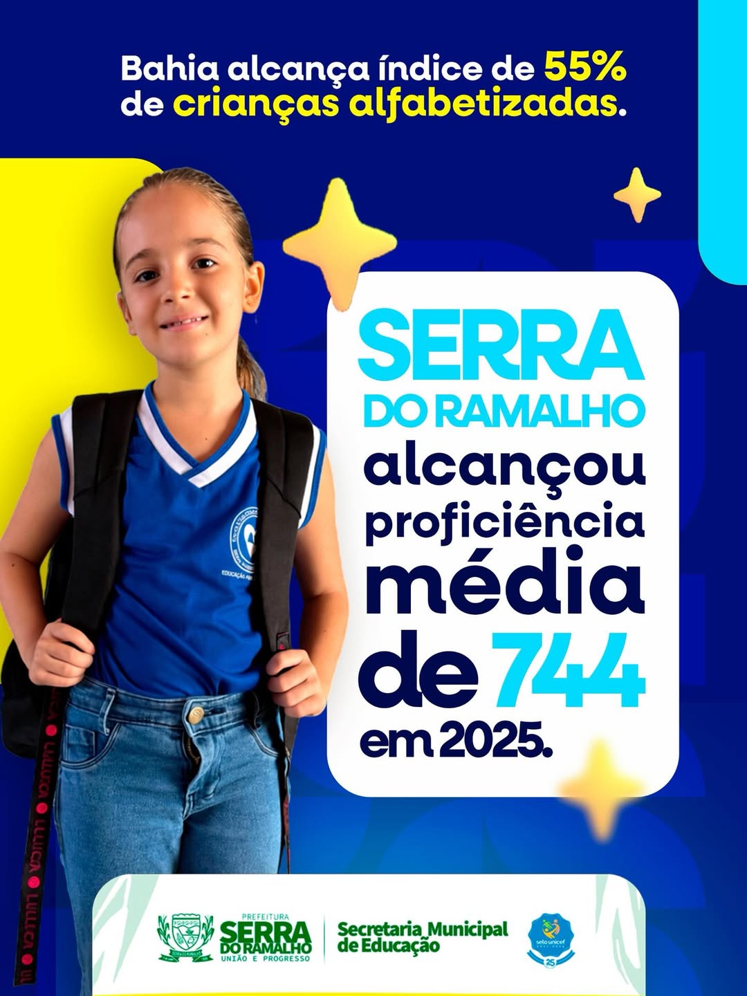 Serra do Ramalho Avança na Alfabetização e Supera Média Estadual