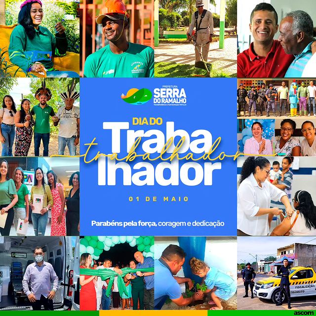 Feliz Dia do Trabalhador! 🎉💪