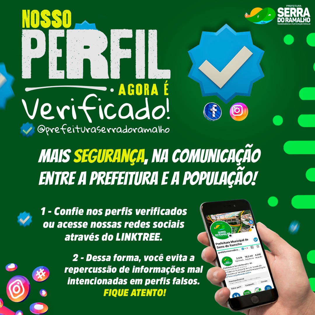 Nosso perfil agora é verificado!