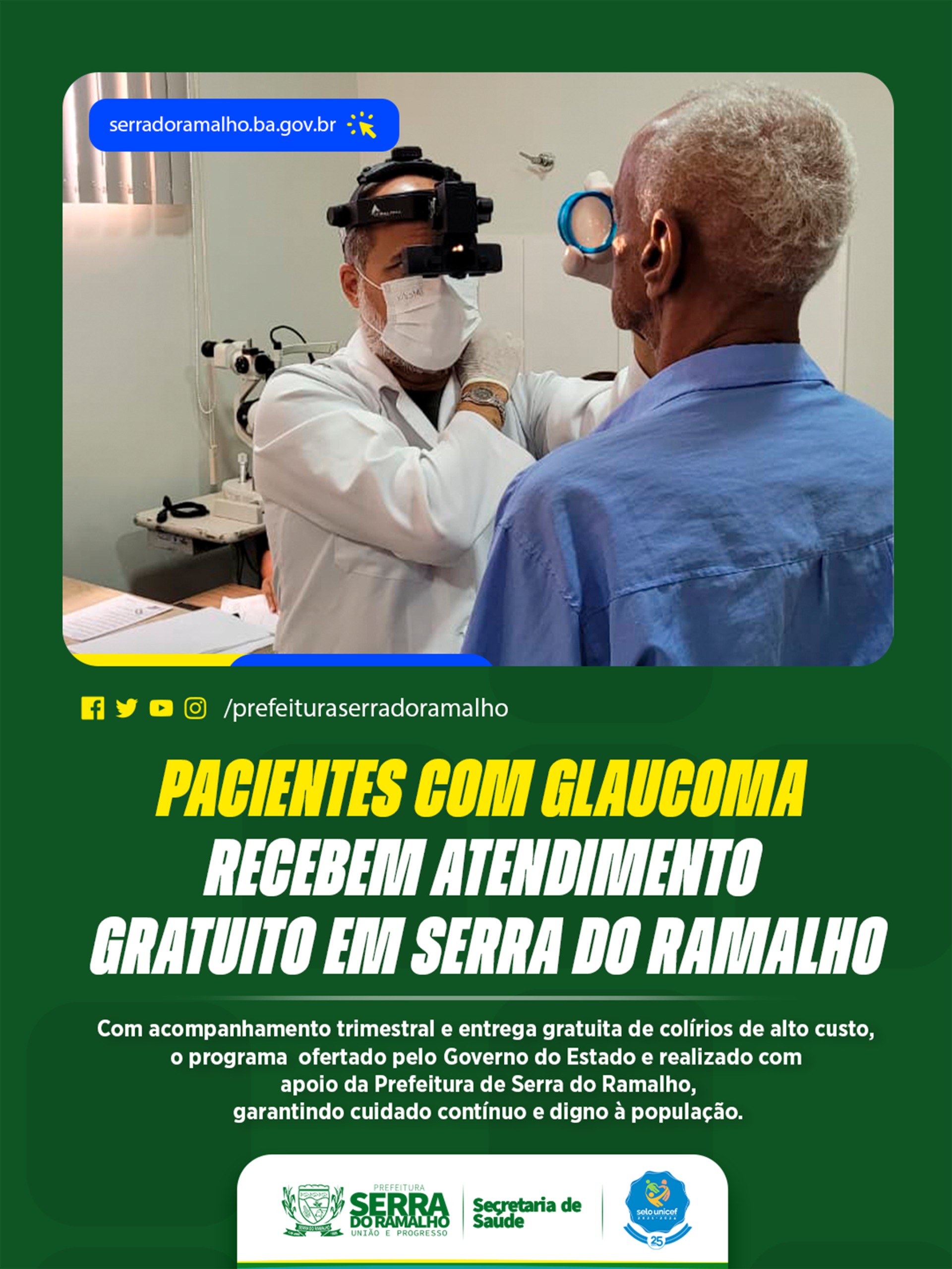 Glaucoma: Mais uma Etapa de Atendimento Realizada com Sucesso