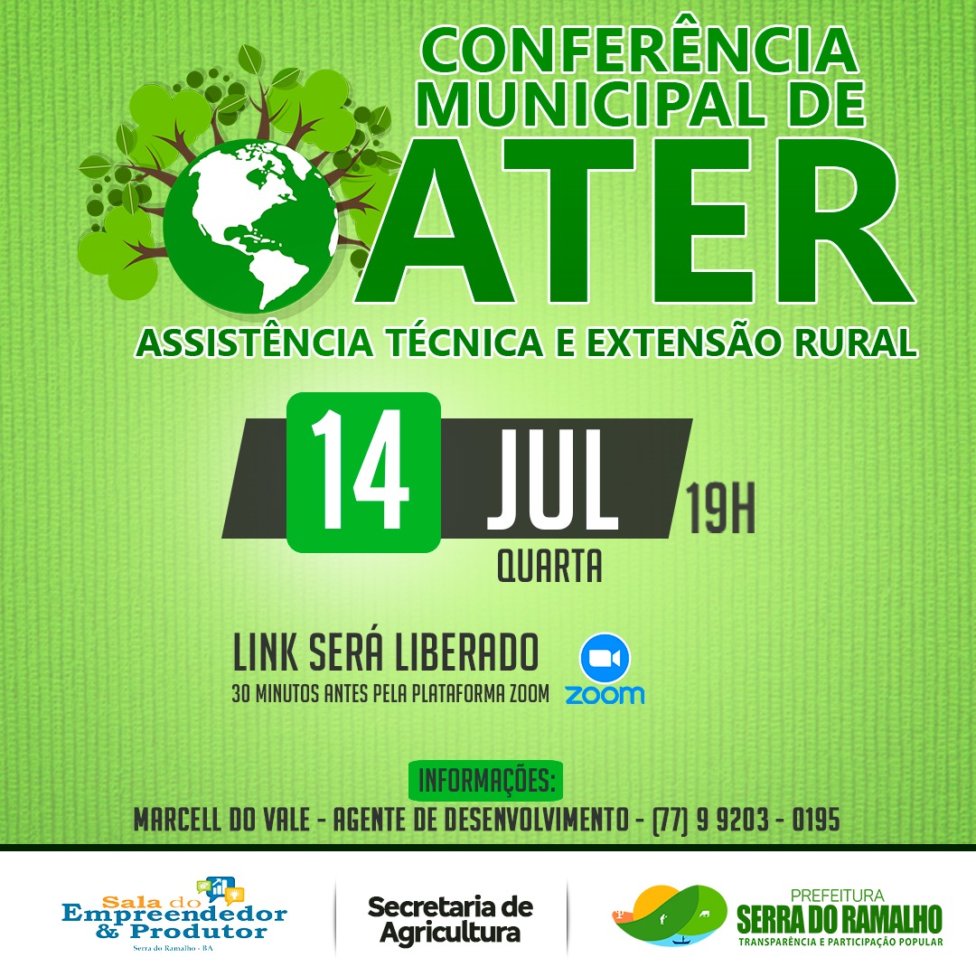 Conferência Municipal de ATER - Assistência técnica e Extensão Rural