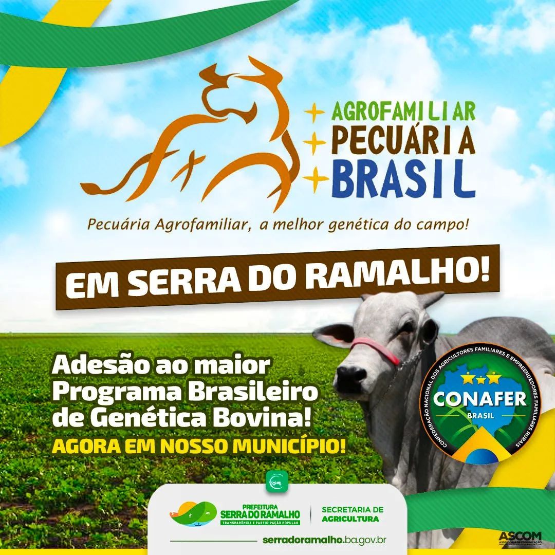 Serra do Ramalho aderiu ao maior programa brasileiro de genética bovina!