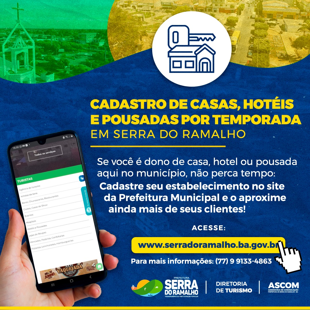 Sabia que diversos turistas estão procurando hotéis e pousadas em Serra do Ramalho, principalmente para o período de vaquejada?