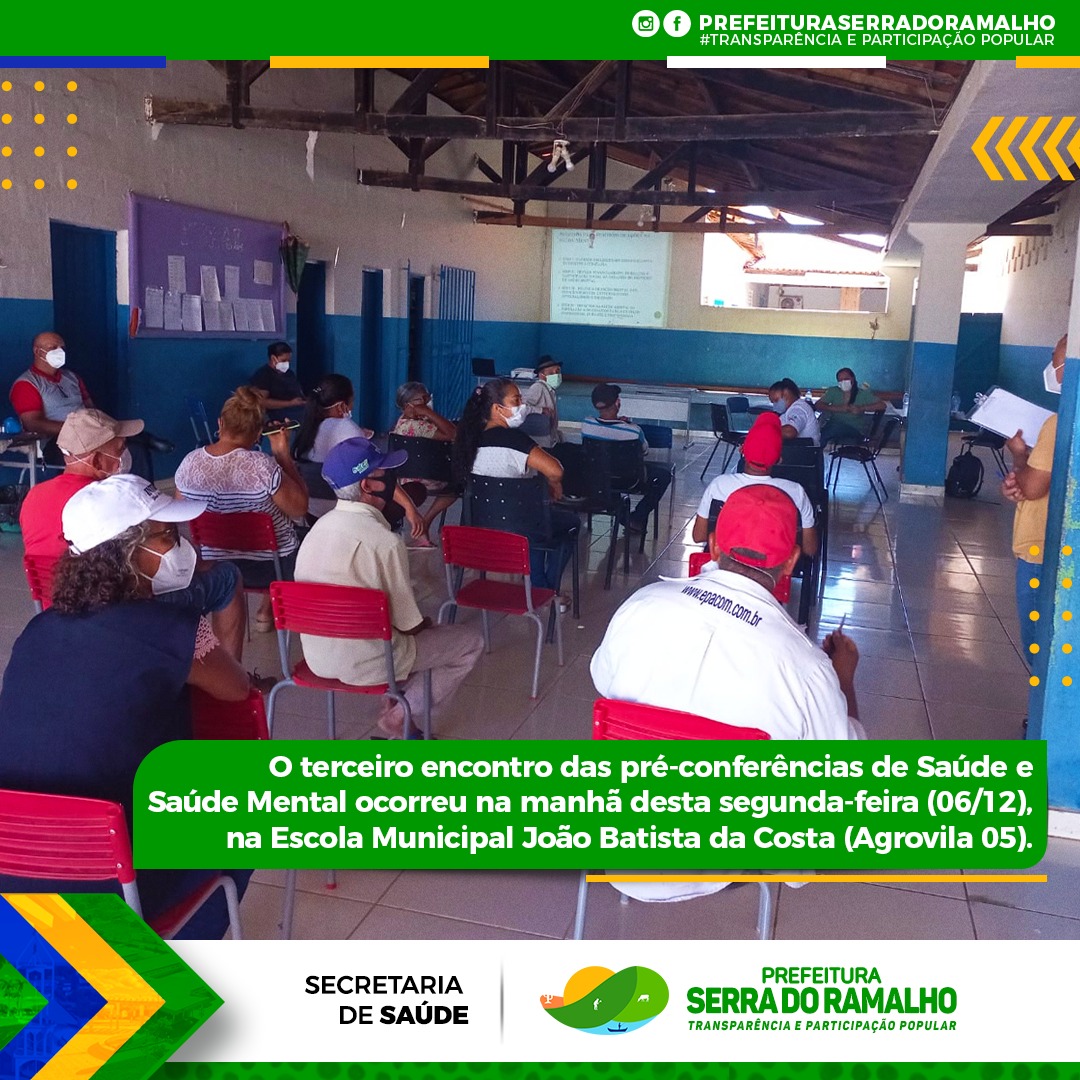 As pré-conferências, têm por objetivo debater, a partir do documento orientador, o tema central e os eixos temáticos que serão debatidos na 5ª Conferência Municipal de Saúde.