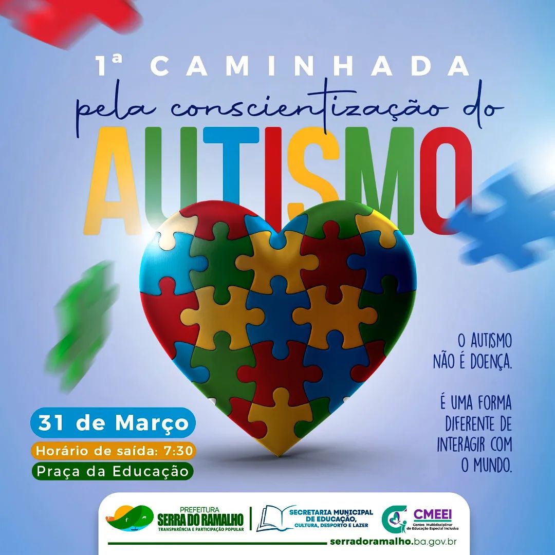 O Abril Azul está chegando, que é o mês dedicado à Conscientização do autismo.