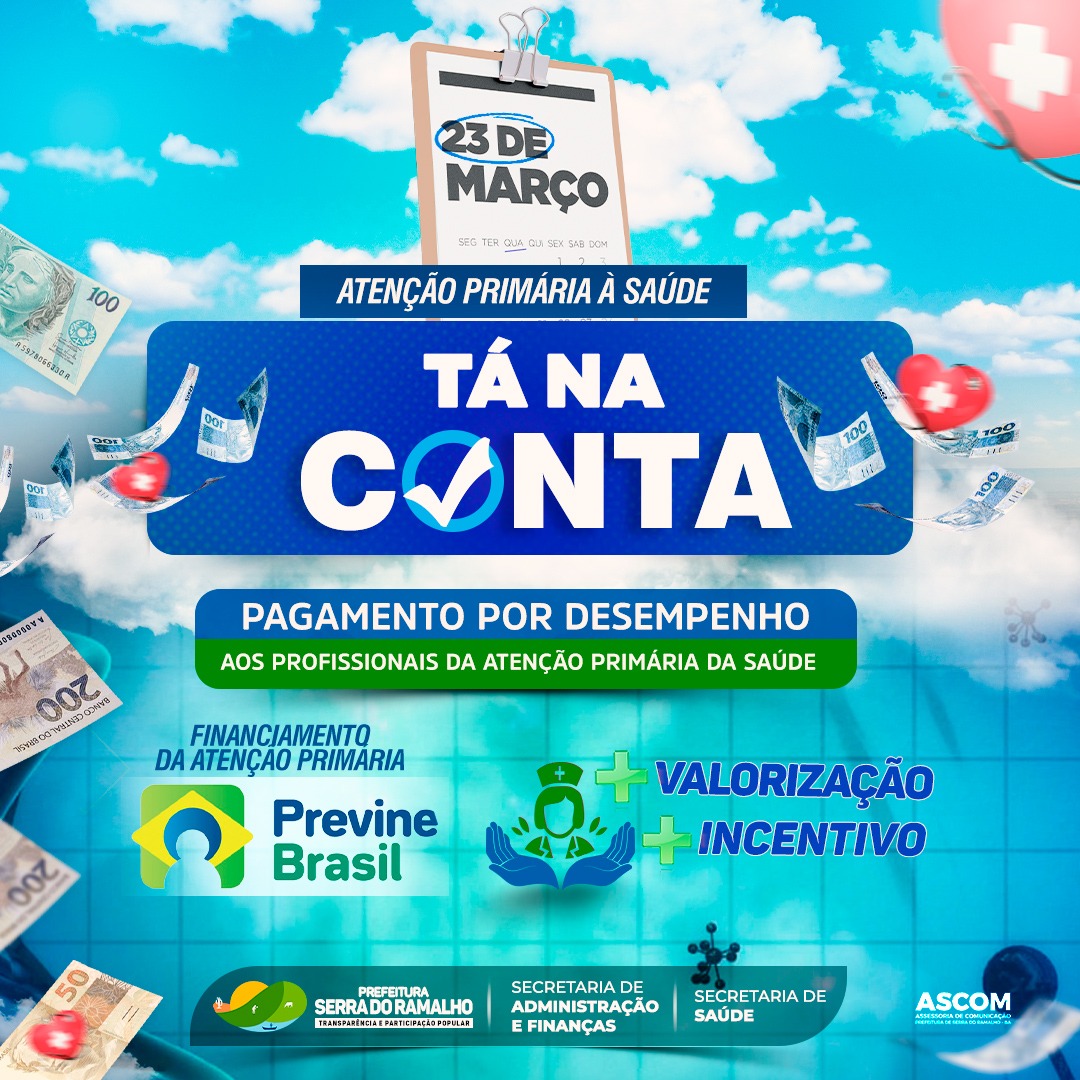 Prefeitura realiza pagamento de gratificação por desempenho aos funcionários da atenção básica da saúde.