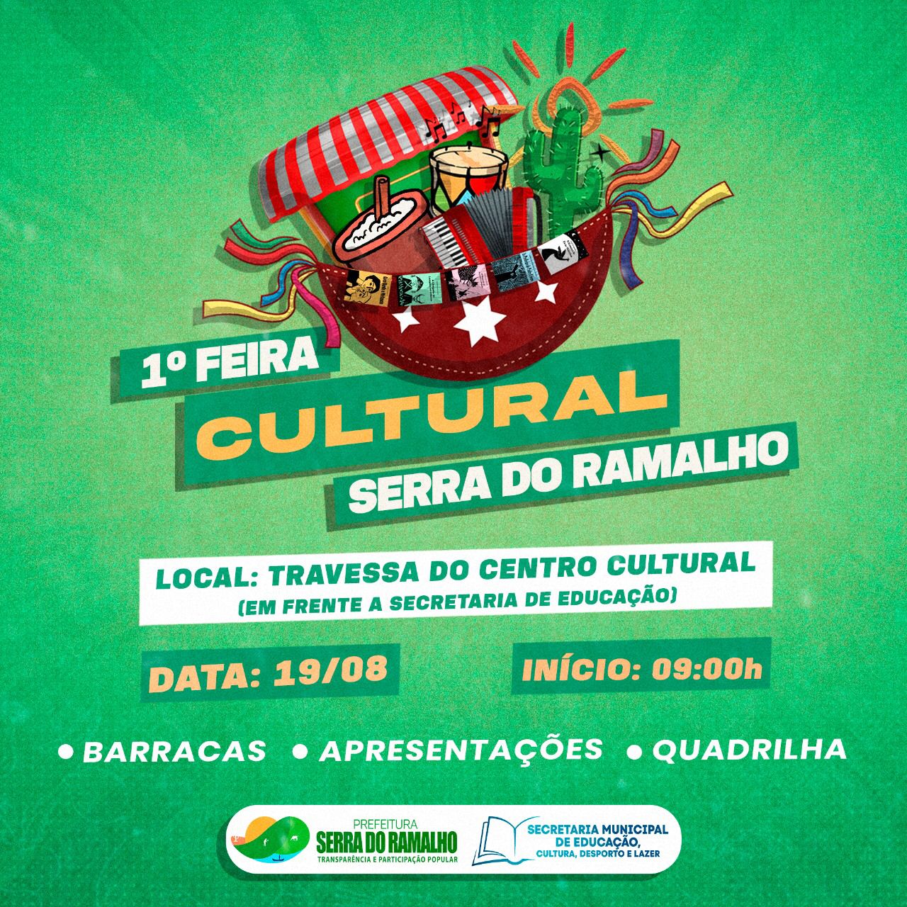 Vem aí a Primeira Feira Cultural de Serra do Ramalho!