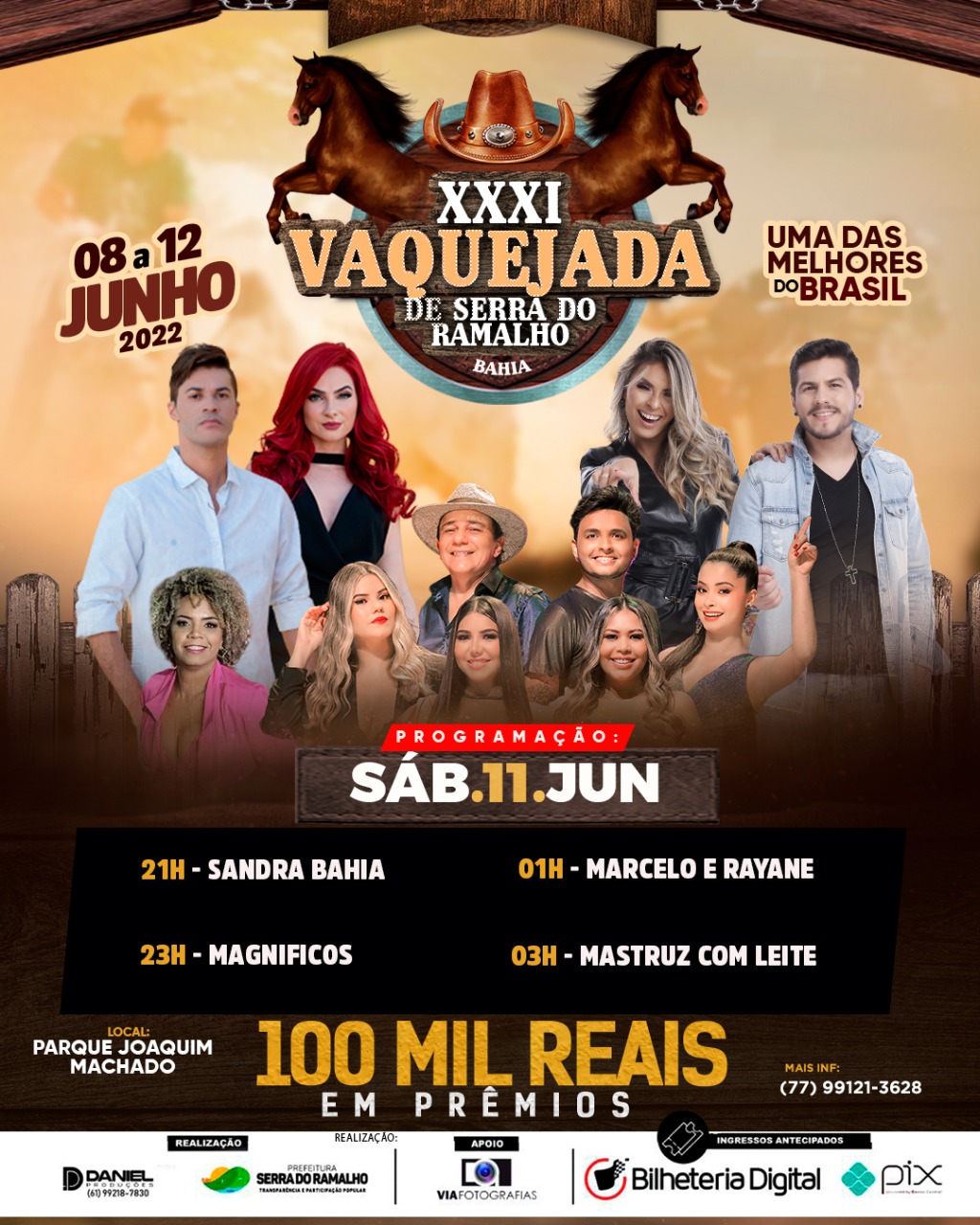 A 31ª Vaquejada de Serra do Ramalho está chegando!