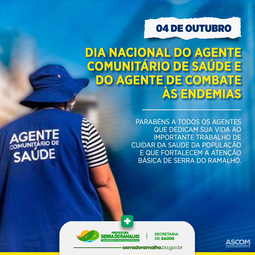 Dia Nacional do Agente Comunitário de Saúde e do Agente de Combate às Endemias