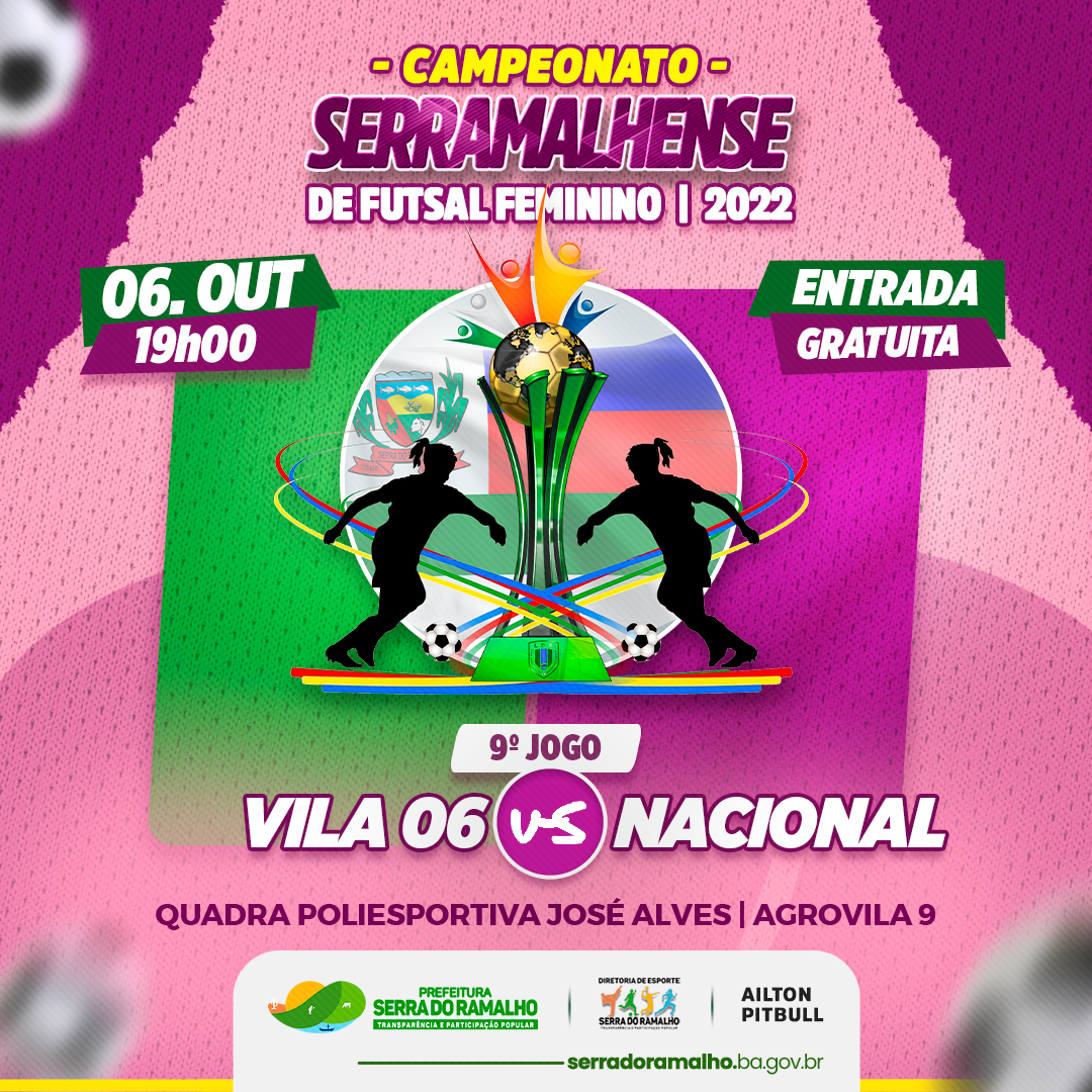E VAMOS DE FUTEBOL! O Campeonato Serramalhense de Futsal Feminino segue a todo vapor!