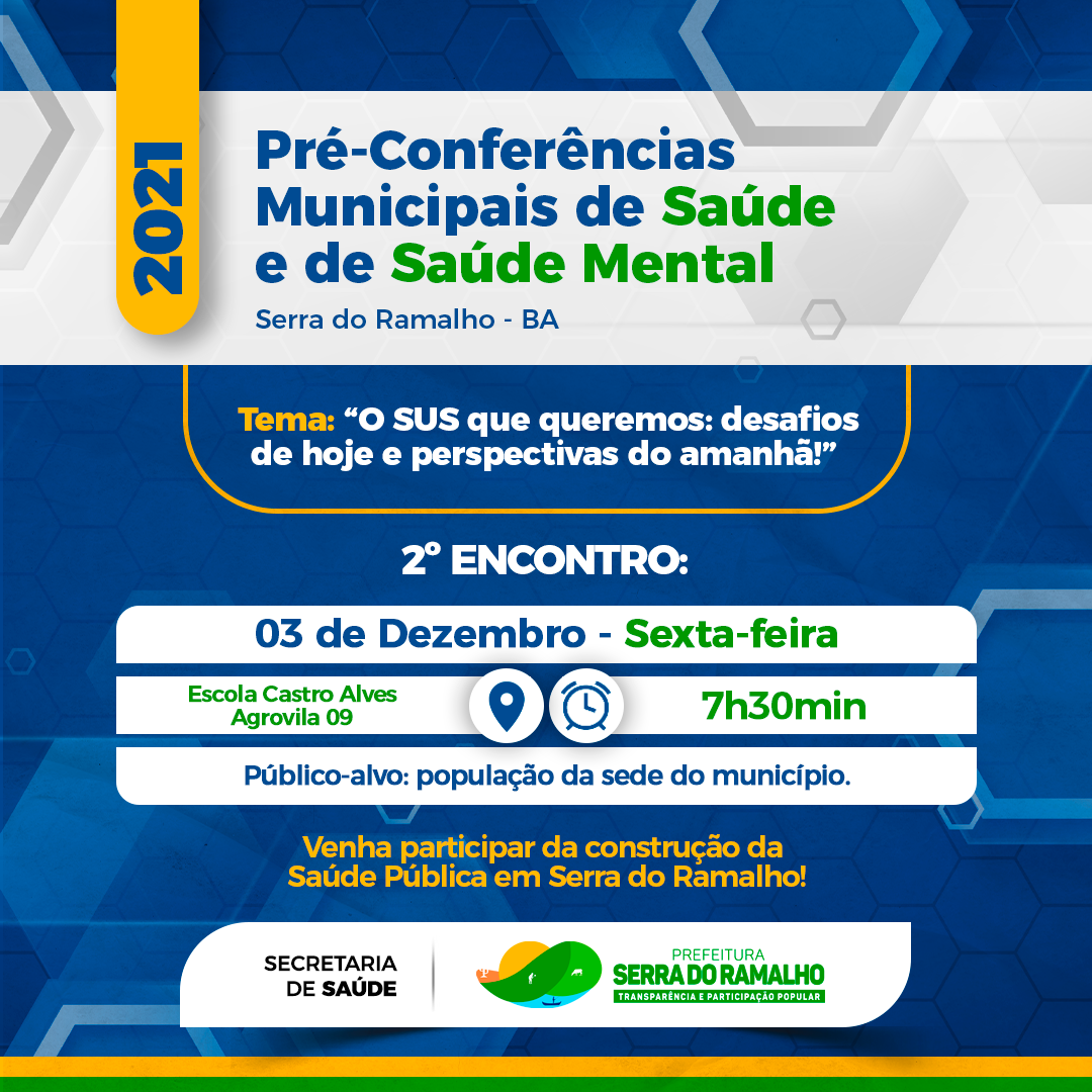 O Conselho Municipal de Saúde e a Secretaria Municipal de Saúde estão se preparando para realizar a 5ª Conferência Municipal de Saúde em nosso município.